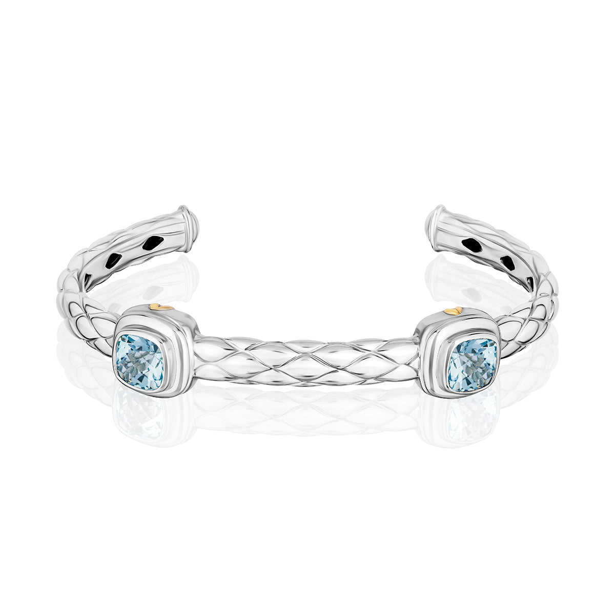Urban Chic Bracelets accented with 18k Gold | Sky Blue Topaz
