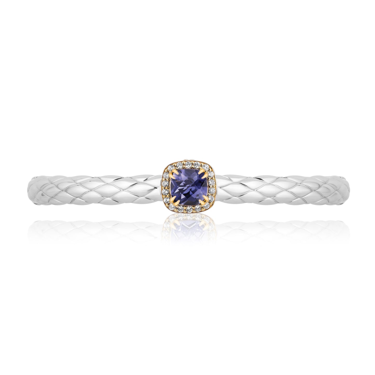 Urban Chic Bangle Bracelets with 18k Gold and Diamonds | Iolite