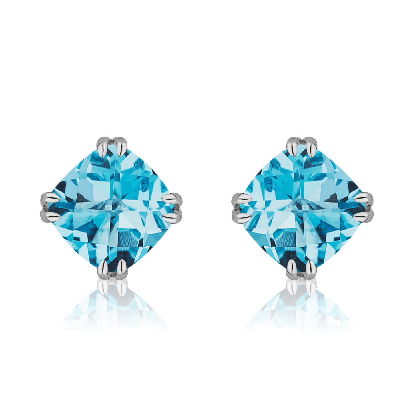 Urban Chic Studs | Swiss Blue Topaz