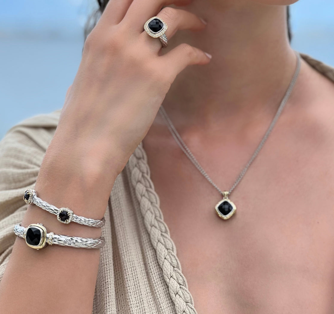 Urban Chic 18K Gold Studs with Diamonds | Indicolite Tourmaline