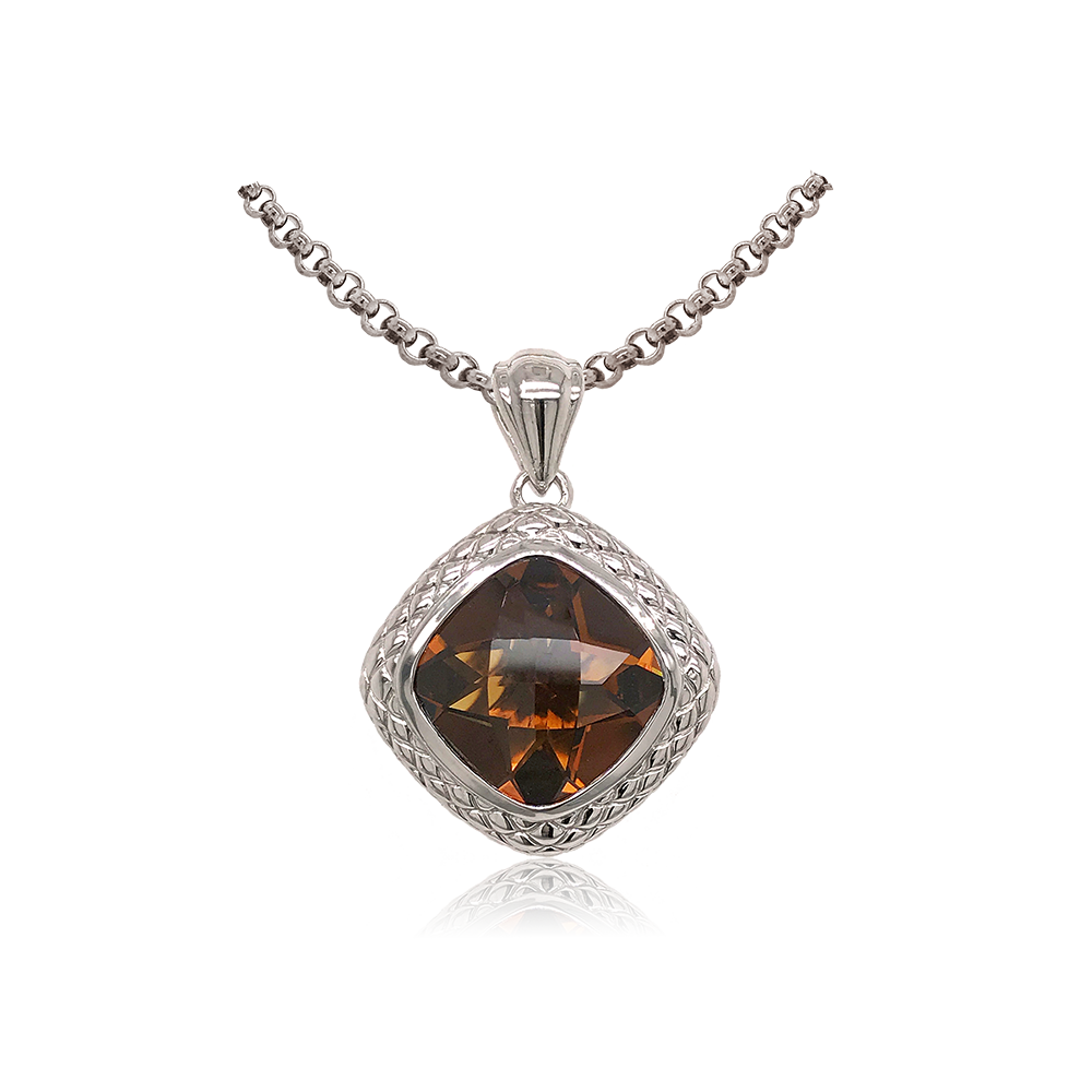 Timeless Pendant | Cinnamon Quartz