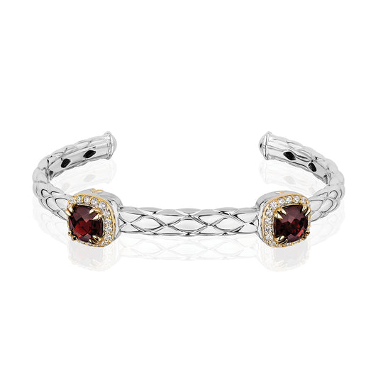 Urban Chic Bracelets with 18k Gold & Diamonds | Garnet