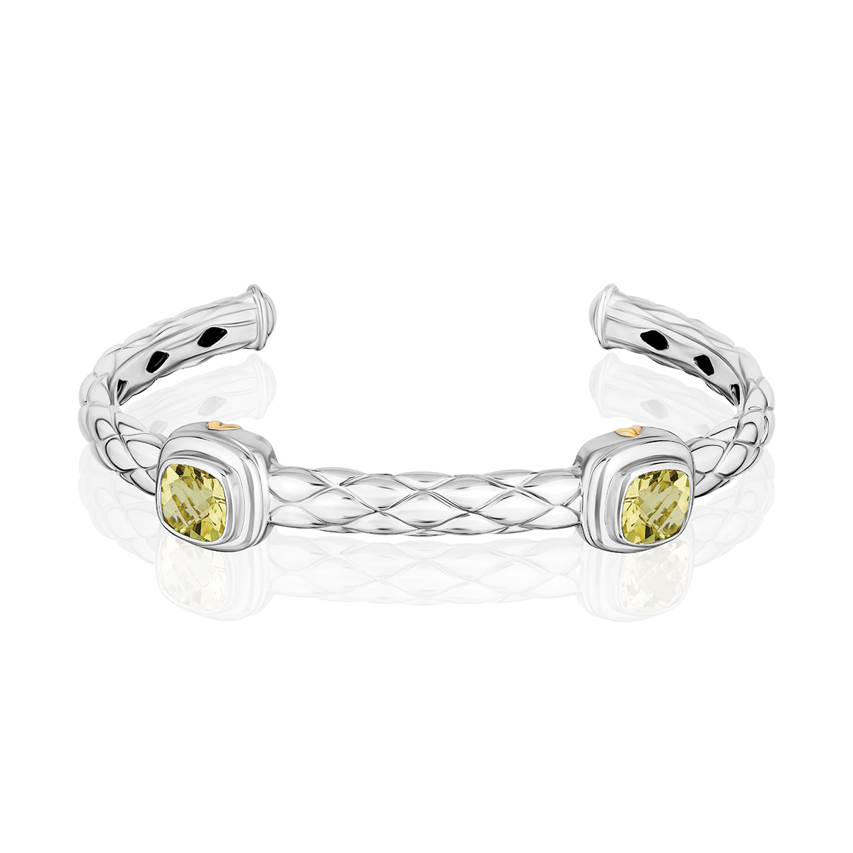 Urban Chic Bracelets accented with 18k Gold | Lemon Quartz