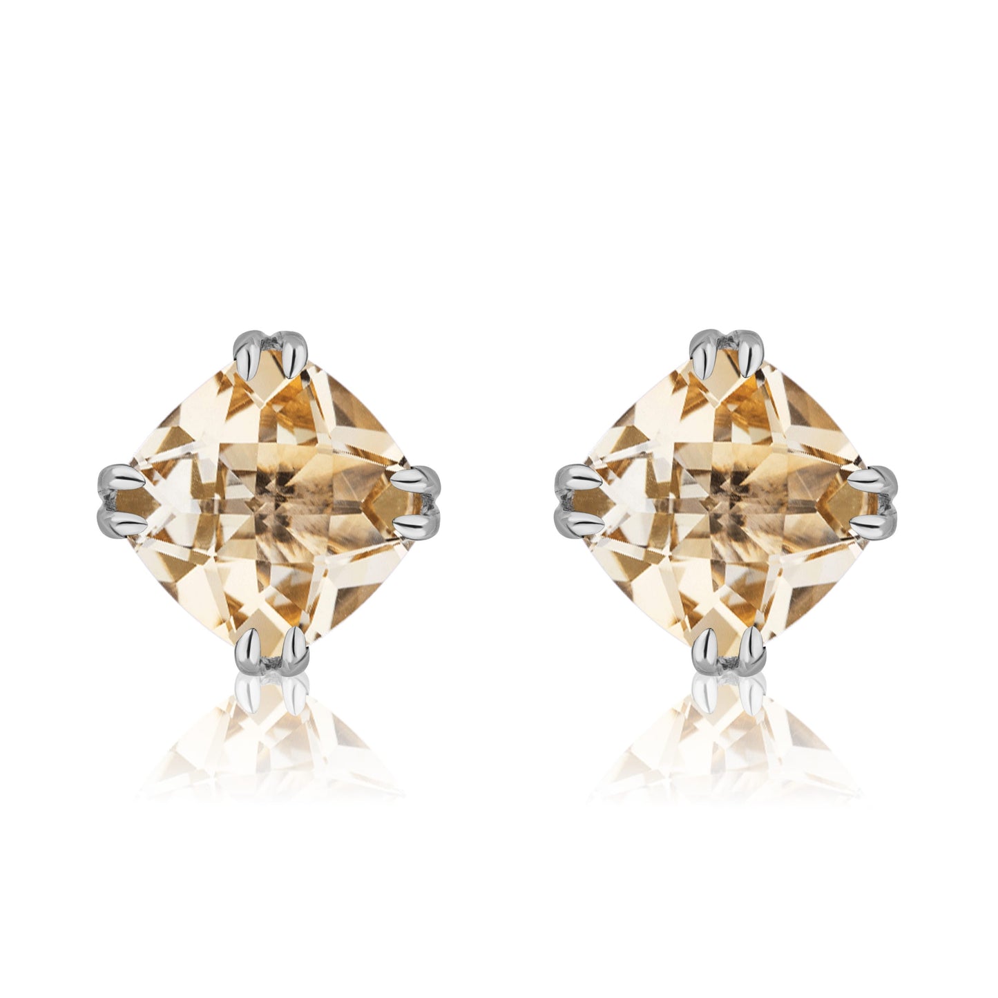 Urban Chic Studs | Champagne Citrine