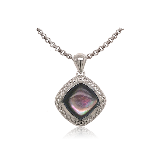 Timeless Pendant | Black Mother-of-Pearl