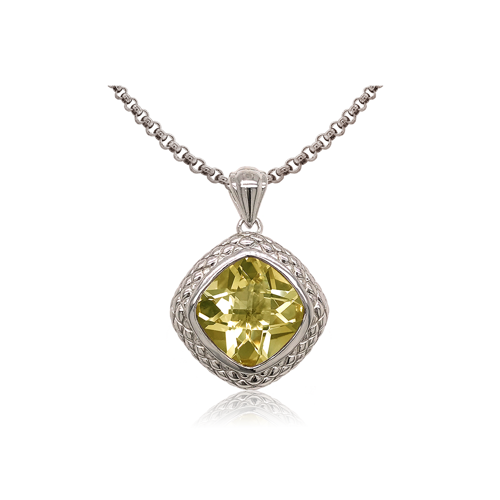 Timeless Pendant | Champagne Citrine